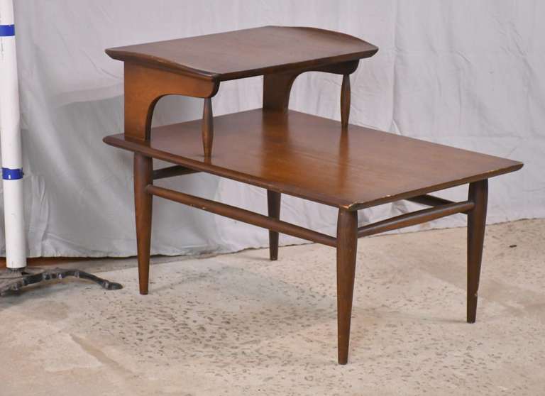 Mid century sales step end table